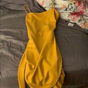 Mustard dress